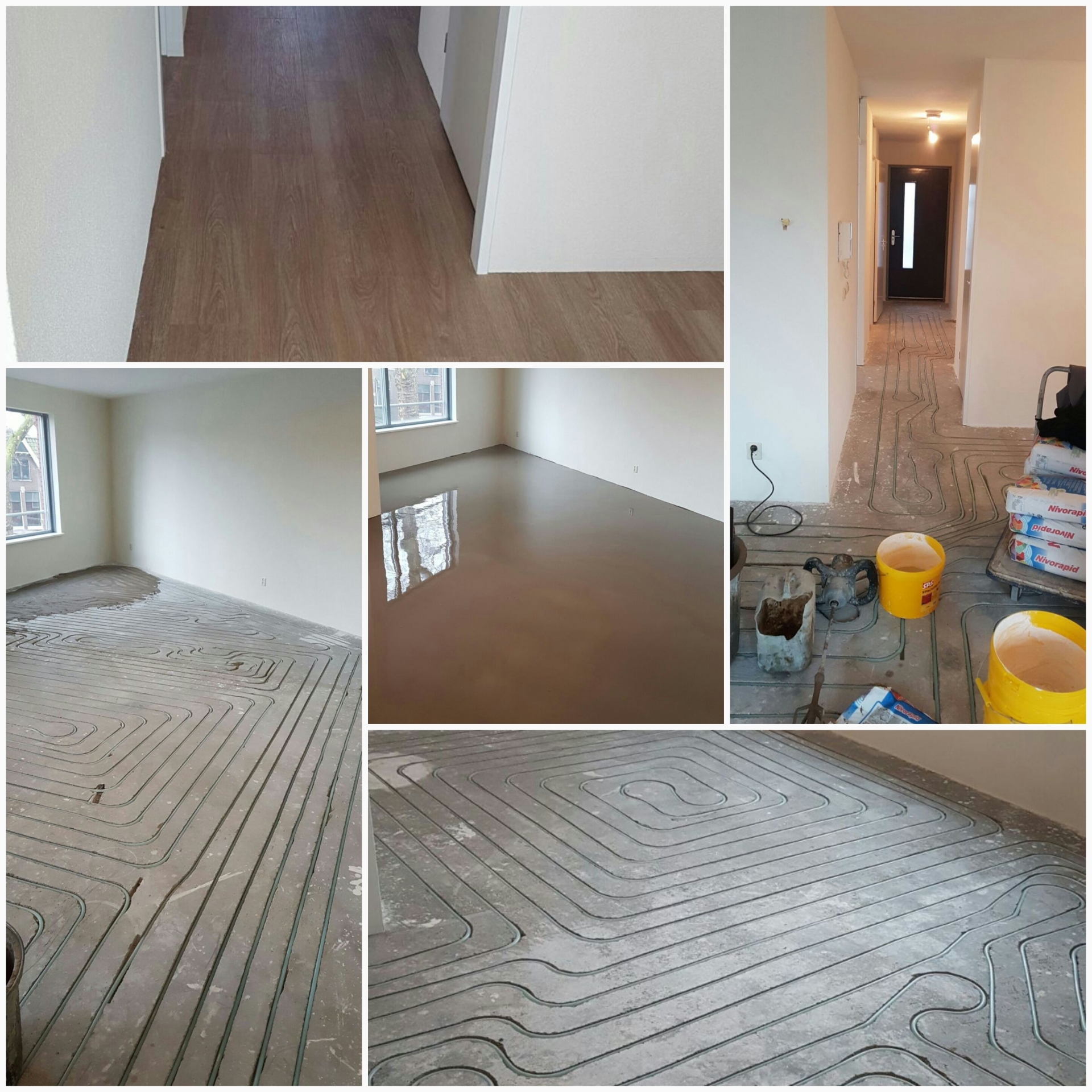 Vloerverwarming met PVC vloer